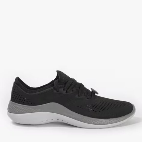 Crocs Women's Black Gray Lite Ride 360 Pacer Mesh Athletic Sneaker Size 7 - Picture 1 of 7